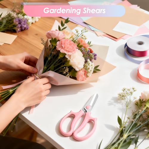 Tijeras para flores acero inoxidable 4 piezas miniatura 2