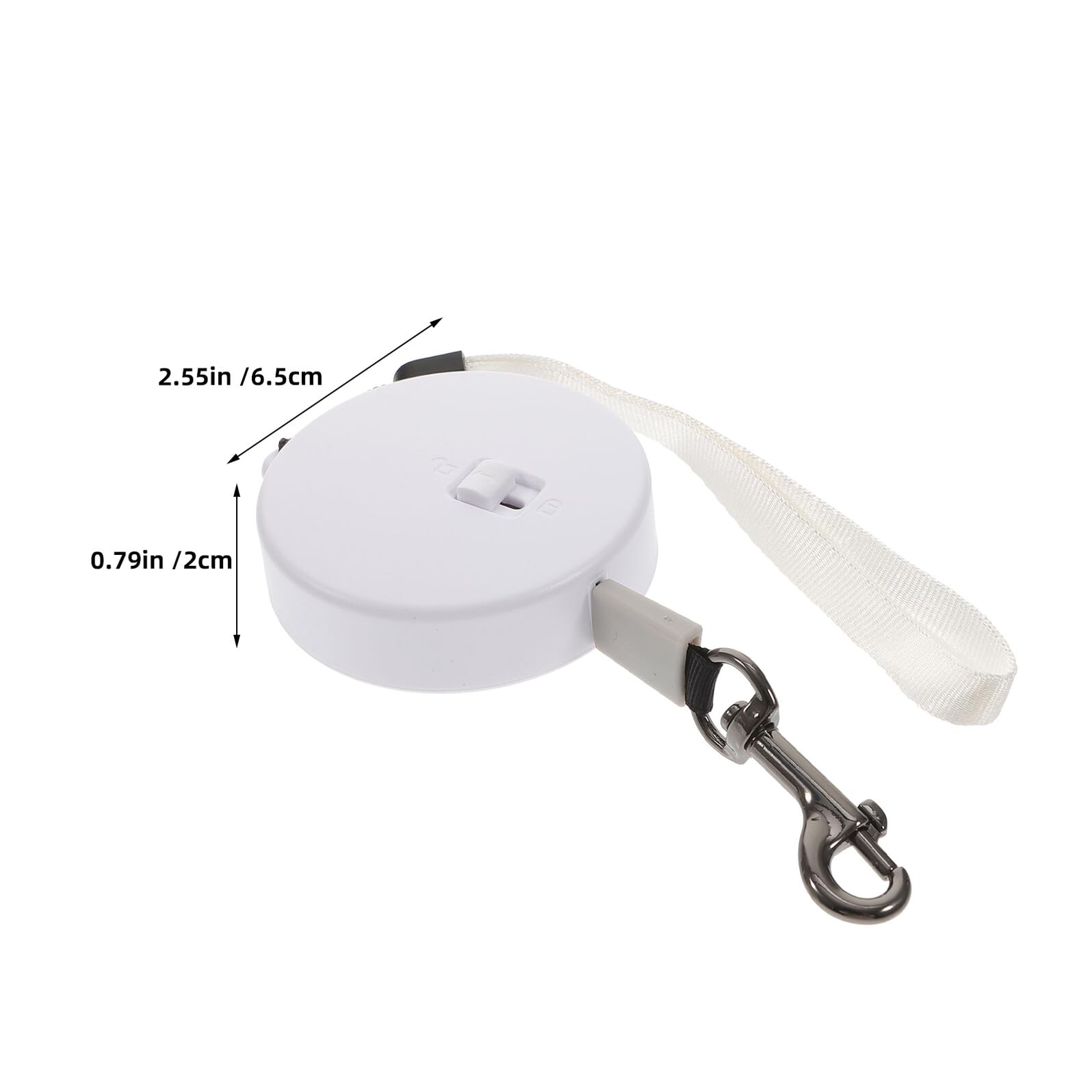 GALPADA Guinzaglio Automatico Retrattile 2 per con Corda in Nylon e Cinturino da Polso Leggero per e Viaggi