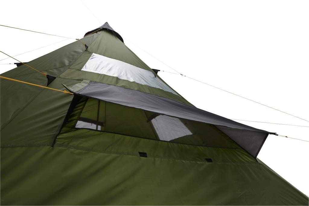 Grand Canyon Black Falls 8 - Tenda rotonda per 8 persone | tenda familiare, tenda per gruppo, tenda a piramide, tipiramide