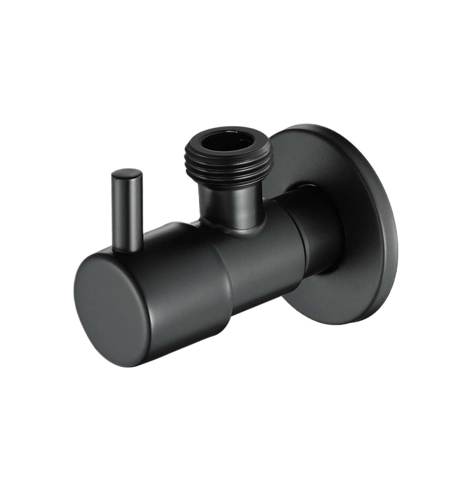 tap Angle Valve, Stainless Steel Angle Valve Inlet Bathroom Single & Double Outlet G1/2 Water Stop Toilet Kitchen(H)(H)