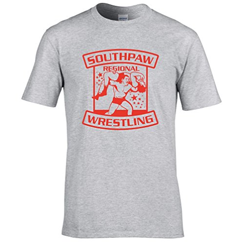 Southpaw Regional Wrestling T Shirt (Medium) Heather Grey