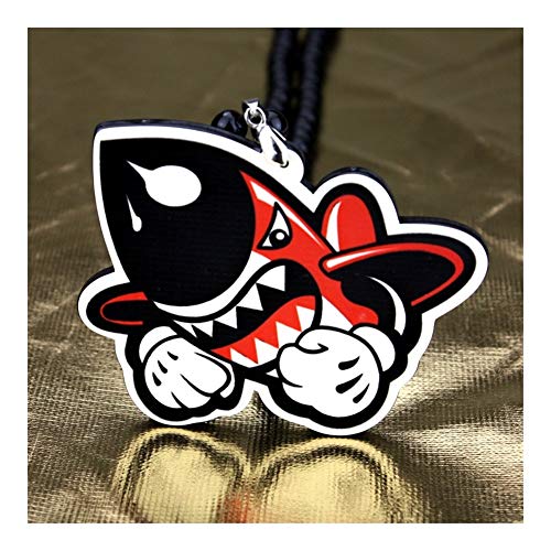 NinNn Pingente de carro de acrílico, moderno, espelhado, espelho, espelho, ornamentos automotivos, s