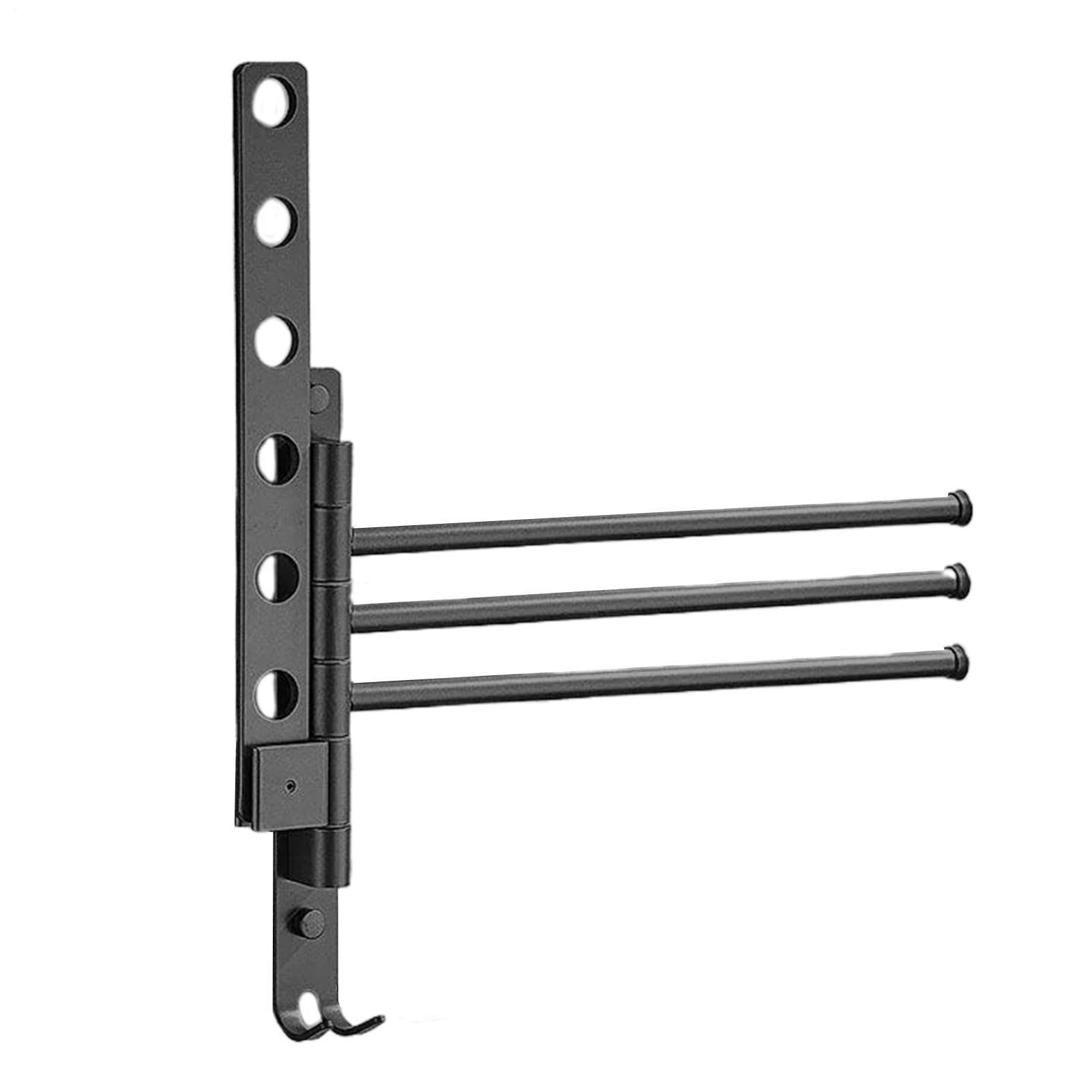 Toallero de Brazo Giratorio Aluminio Montado En Pared Antióxido Ahorrador