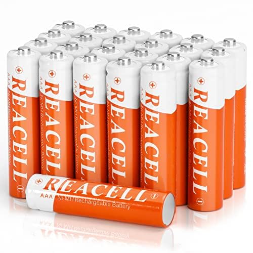 REACELLAAA Rechargeable Battery, 1.2v AAA 700mAh Pre-Charged Ni-MH Batteries, Triple A Battery for Garden Lights, Solar Landscape lights, Solar String Lights, Pathway Lights,etc (24pack)