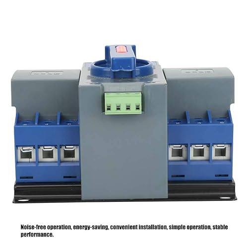 Miniatura 2 de YWBL-WH Interruptor automático de la transferencia 63A 3P, mini interruptor dual del cambio del generador del poder interruptor electrónico del poder