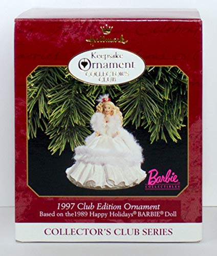 Hallmark Keepsake Ornament Collector's Club 1997 Club Edtion Barbie Ornament