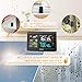 X-Sense Wireless Weather Station Forecast Station with 500 ft Wireless Range, Large Backlit Color LCD, Atomic Clock, Accurate Temperature, Humidity, and Temperature/Time Alert