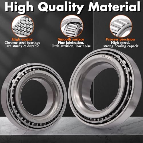 Taxutor AP0241 4 Sets L68149 L44649 Boat Trailer Axle Hub Bearing Kit thumb #5