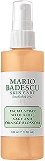Mario Badescu Facial Spray with Aloe, Sage and Orange Blossom for All Skin Types | Face Mist that Hydrates & Uplifts