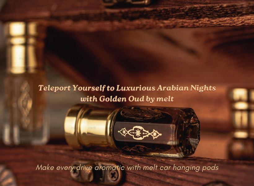 Image of Melt Golden Oud Car Perfume, 12 ml