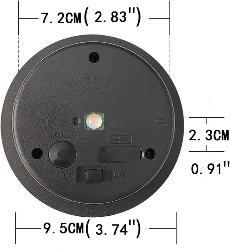 YJFWAL Pezzi di ricambio per luci solari, 8 colori opzionali, diametro 9,5 cm, 10 lumen, lanterne LED, copertura, pezzi di ricambio solari per lanterna solare