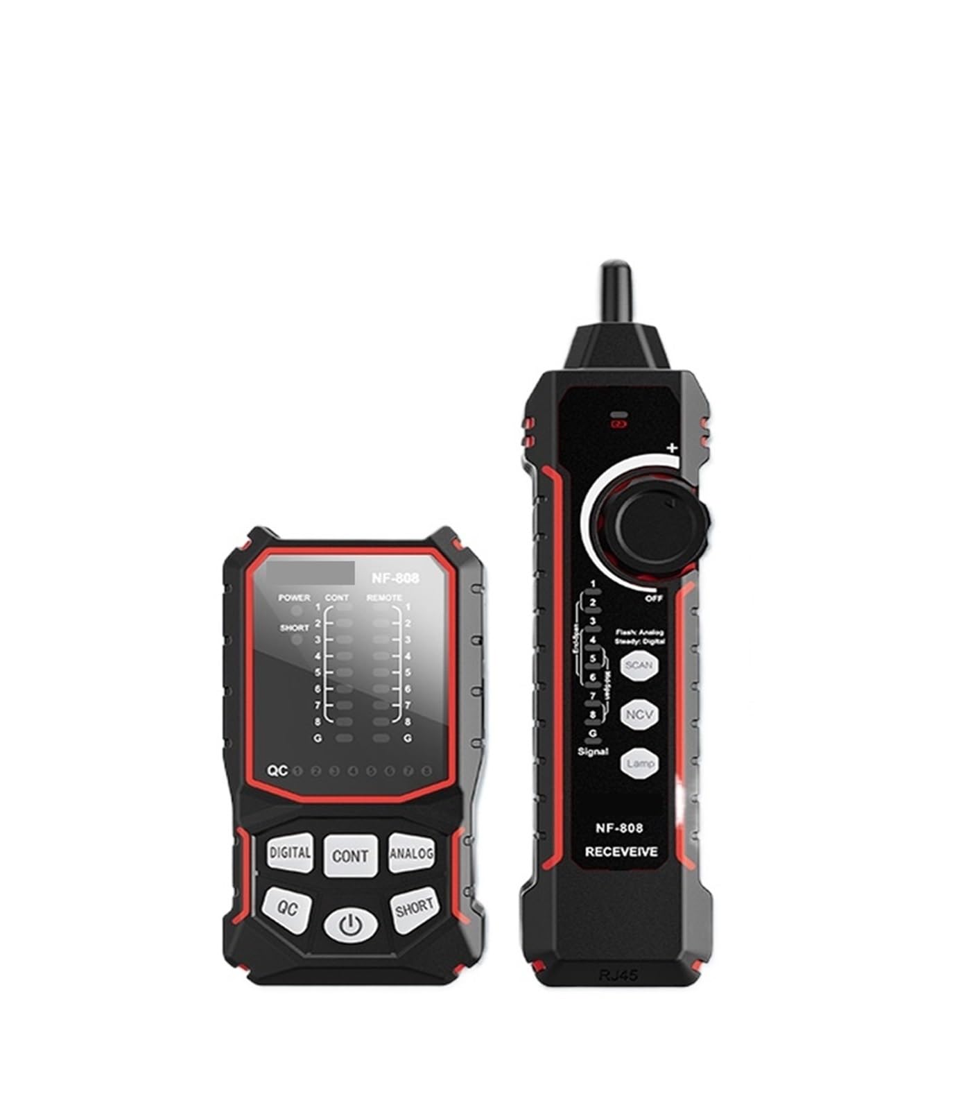 Tester per cavi di rete, Tester Per Cavi Di Rete, CAT5 CAT6, Localizzatore Con Display LCD, PoE, Strumenti, Supporto Test Continuità, Rilevatore,per cavo di rete