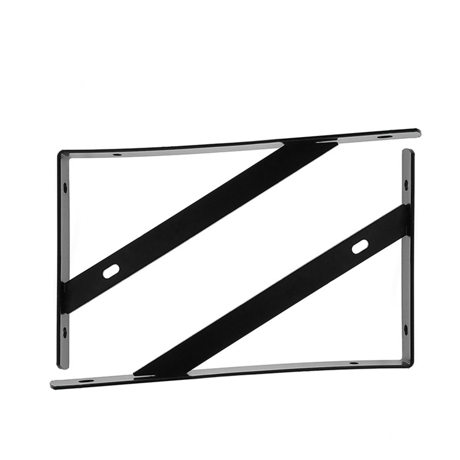 Kalttoy Multicolor Strong Black Coated Wall Brackets Shelf For Heavy Loads Cold Rolled Steels Easy Mounting In Bedrooms Closets Minimalists Steel Wall Shelf