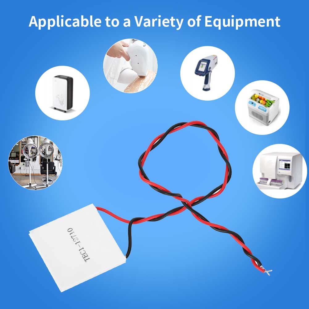 2 Piastre Peltier TEC1-12704 40x40mm - Refrigerazione Termoelettrica 12V - Foto 7