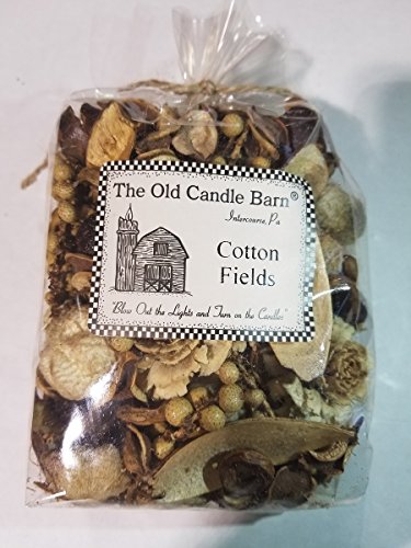 Old Candle Barn Cotton Fields Potpourri 4 Cup Bag - Perfect Country House Decoration or Bowl Filler - Beautiful Clean Crisp Scent