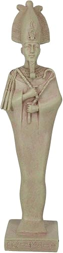 ebros regalo clásica Egyptian God Osiris Holding Was Scepter Figura 8.5" HFigura decorativa (