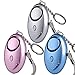 Produktbild Taschenalarm, Persönlicher Alarm, 3 Stück 140 dB Safesound Personal Alarm mit Taschenlampe Schlüsselanhänger, Panikalarm Selbstverteidigung Sirene für Frauen Kinder, Senioren