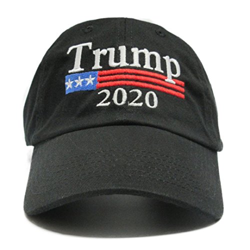 Trump 2020 Keep America Great MAGA hat Cap Made in The USA! (Black)