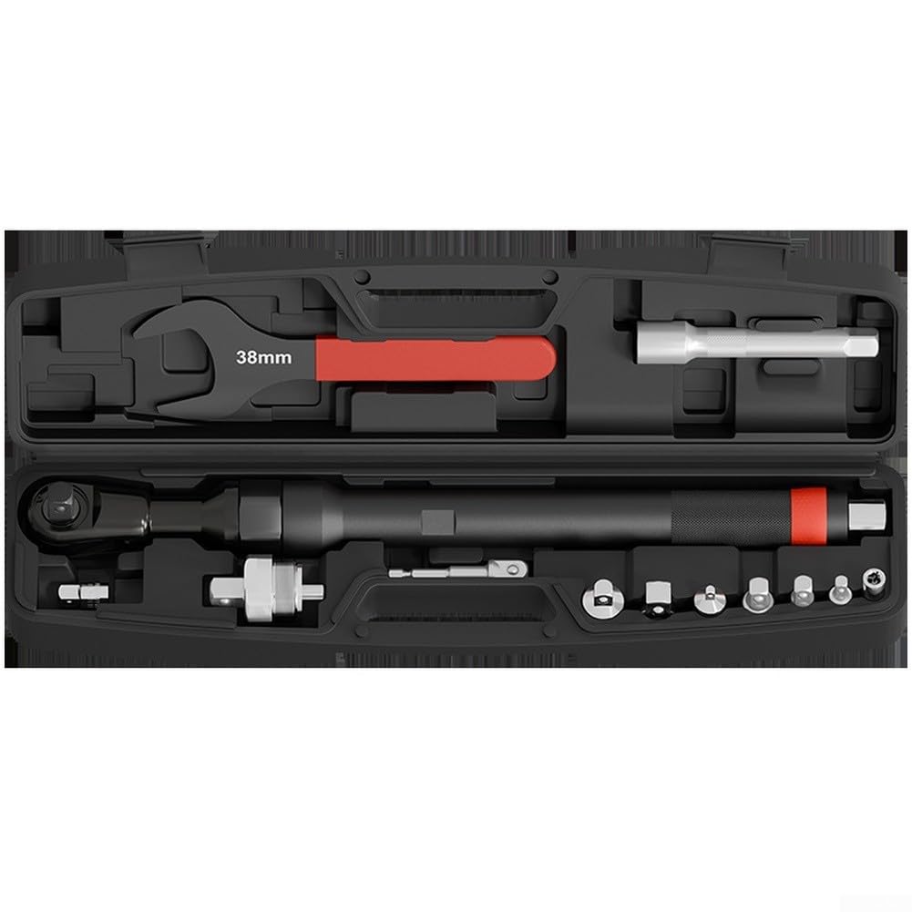 Llave de trinquete de ángulo recto de 90 grados, llave de extensión de par alto para cultivador de 1/2 3/8 pulgadas, herramienta de espacio apretado mecánico (B)
