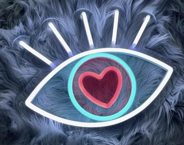 SG PRINT Eye Of The Love Neon Sign, Eye Of The Love Neon Light-image-41