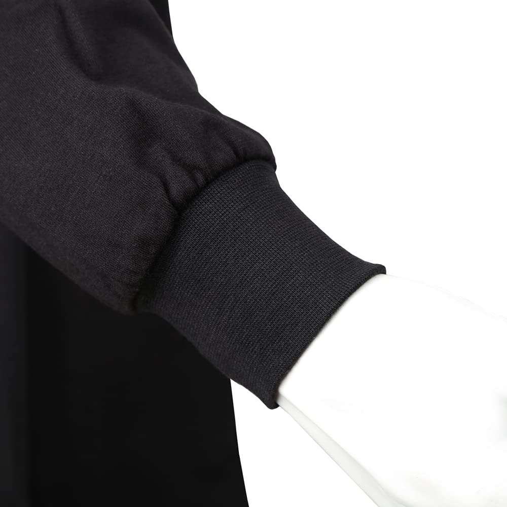 TEXFIRE - T-Shirt à Manches Longues Noir Ignifuge. Protection du Soudeur Contre Le Froid, la Chaleur et Les étincelles de soudage.