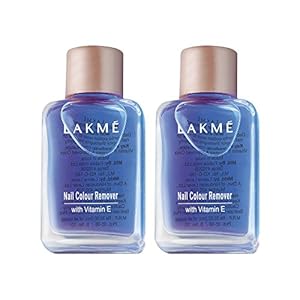 Lakmé Nail Color Remover, 27ml (Pack of 2)