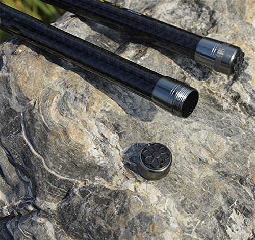 Robuste Teleskop-Angelrute aus Kohlefaser, tragbar, Spinnrute, für Reisen, Meer, Boot, Felsen, für Süßwasser, Meerwasser… – Bild 4