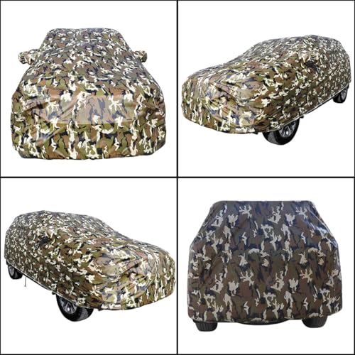 Image of Autofurnish Aero Series Car Cover for XUV 3XO 2024 (100% Waterproof, Triple Stitched, Bottom Elastic,Secure Buckle Strap,Precision-Fit & Breathable Fabric, Car Body Cover) Colour: Green