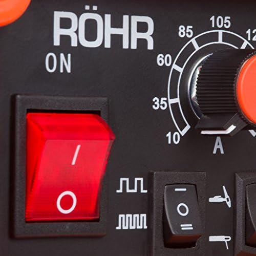 Röhr HP-250PP TIG/ARC 2 in 1 Welder Inverter Gasless 250 Amp DC Anti-Stick Welding Machine Hot Start MMA MOSFET 240V AC  Welding Mask & Variety of Accessories Included