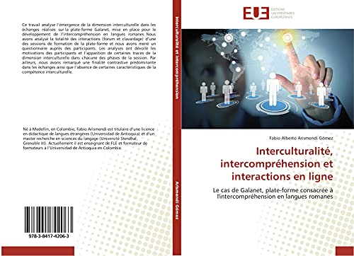 Interculturalité, intercompréhension et interac... [French] 3841742068 Book Cover