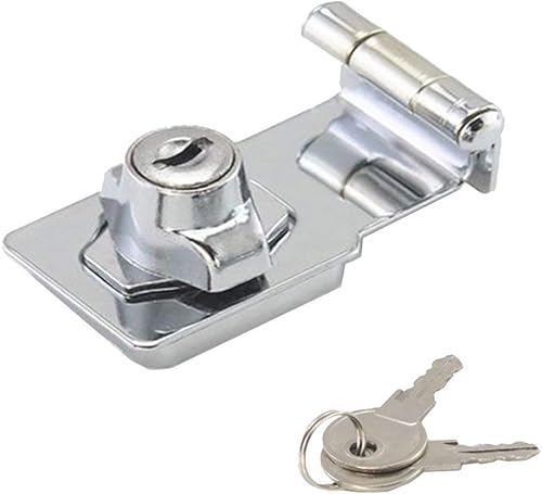 Miniatura 9 de Aleación de zinc 90 grados con llave de cerrojo de bloqueo de giro Perilla de bloqueo con llave para puertas Gabinete