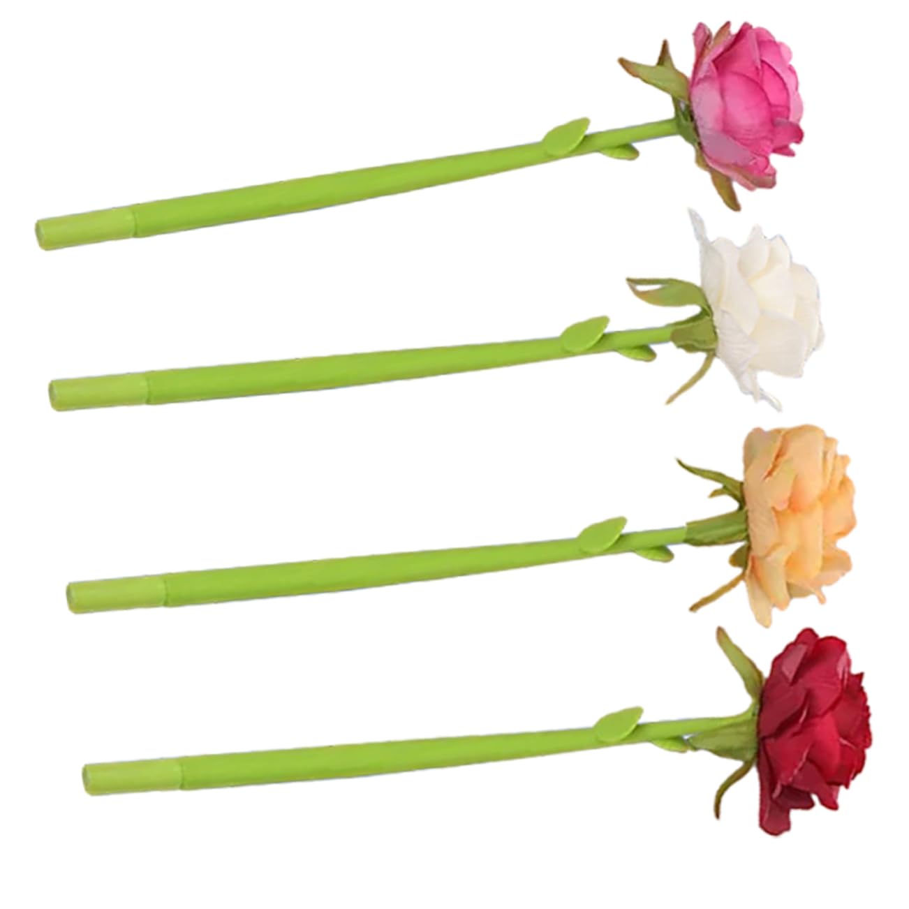 Operitacx 20pièces Stylos à Rose Stylos Décoratifs Forme De Fleurs Pour Écoles Et Bureaux Pour Et Décoration De Bureau