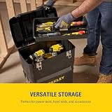 STANLEY Mobile Work Centre Toolbox, 2-in-1 Rolling Workshop with Stackable Units, Removable Toolbox, and Swivel Storage Carousel, 1-93-968 - 7