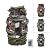 Alpine Corporation WIN1544 Outdoor Floor Rock Mountain Fountain with LED Lights, Cascading Garden Water Fountain, 41" H, Gray