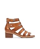 Heeled Sandals Leather Blanes for Woman