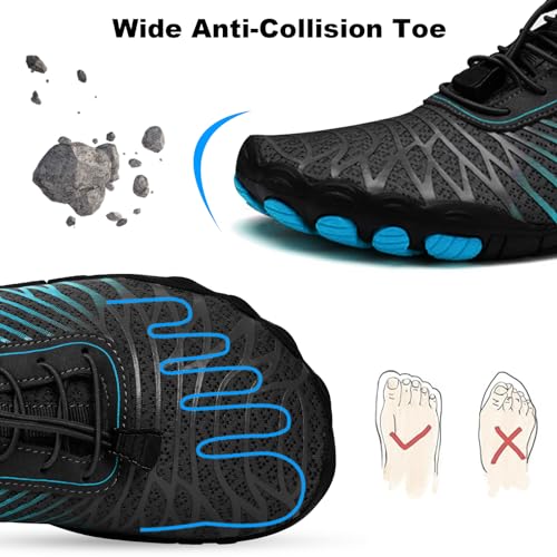 Image of Hike Barefoot Shoes Women Men Non-Slip Healthy Breathable Fashion Trail Running Womens Mens Wide Toe Zero Drop Water Shoe