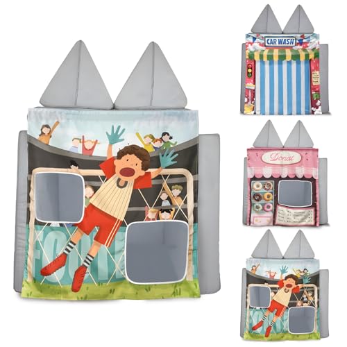 Image of Play Panel for Modular Play Couch Childrens Play Panel for Toddler (Sofa not Included) (Action & Play Trio)