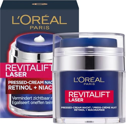 Crema de Noche L'Oréal Paris Revitalift Laser Cuidado Nocturno Facial de 50 ml
