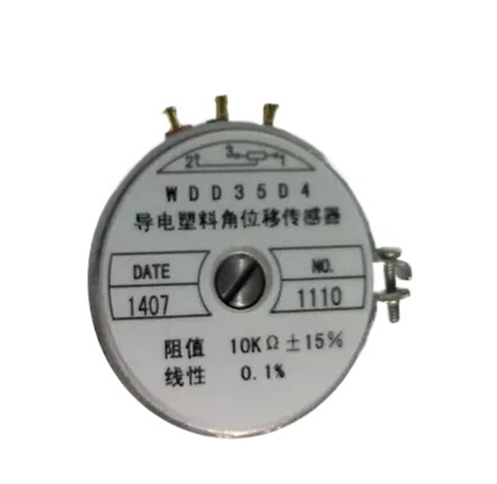 PXQCHAVLN WDD35D-4 90-Degree 0.1% 5K Linear Conductive Shuo Angular Displacement Sensor