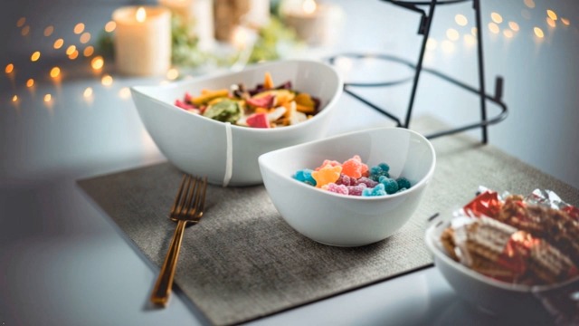 Amazon.com | Miamolo 3 Tier Serving Bowls with Stand, Serving
