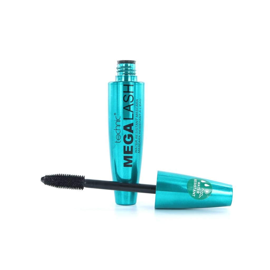 Technic Mega Lash Waterproof Mascara, Black, 12 ml