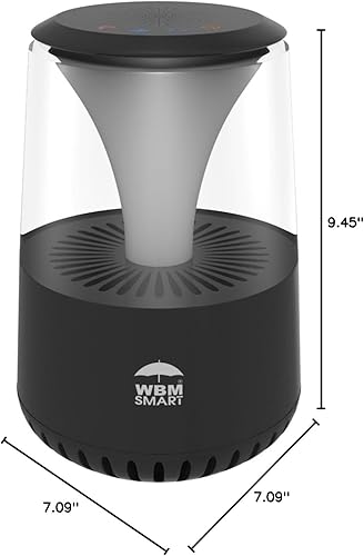 Miniatura 9 de Purificador de aire Hepa, con altavoz Bluetooth, negro