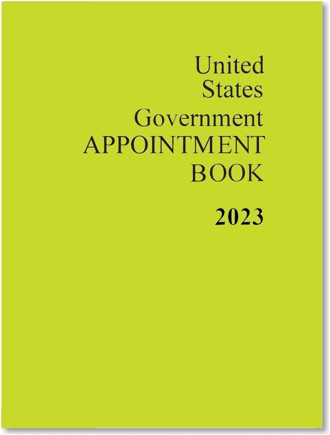 2023 Unicor Fed Appointment Book