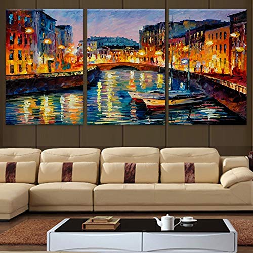 Tableau Venise grand format pour décoration murale salon