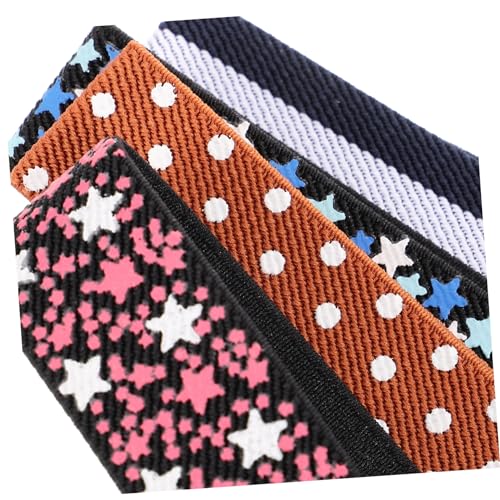 4 pcs Elastic Waist Belts for Stretchy Waistband for Boys and Lightweight Dress Belts with Star and Stripe Patterns Comfortable Daily Wear Accessory3