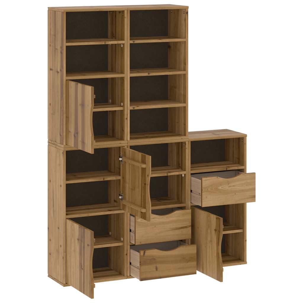 Mandloder ODDA Armoire d'appoint blanche 40 x 24 x 79 cm en pin massif avec 1 compartiment et 2 étagères, idéale pour chambre à coucher, salon, couloir, buffet de rangement polyvalent Mandloder ODDA Armoire d'appoint blanche 40 x 24 x 79 cm en pin massif avec 1 compartiment et 2 étagères, idéale pour chambre à coucher, salon, couloir, buffet de rangement polyvalent