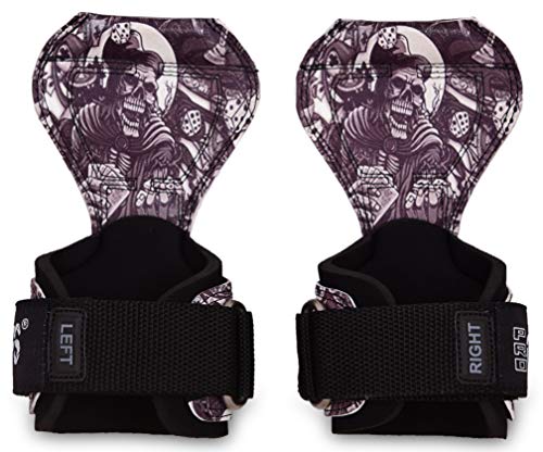 Image of Cobra Grips Weight Lifting Gloves with Adjustable Neoprene Padded Wrist Wraps - Heavy Duty Alternative to Power Lifting Hooks for Deadlifts
