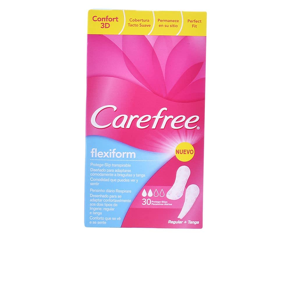 Carefree Flexiform Panty Liners, 30 Liners