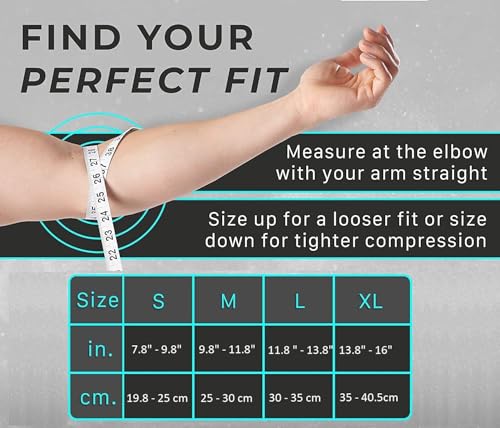 Image of Kobo Elbow Sleeves 5mm Elbow Support Neoprene for Weight Lifting, Gym, Cross Training, Fitness, Squats, Powerlifting, Workout - (Piece)