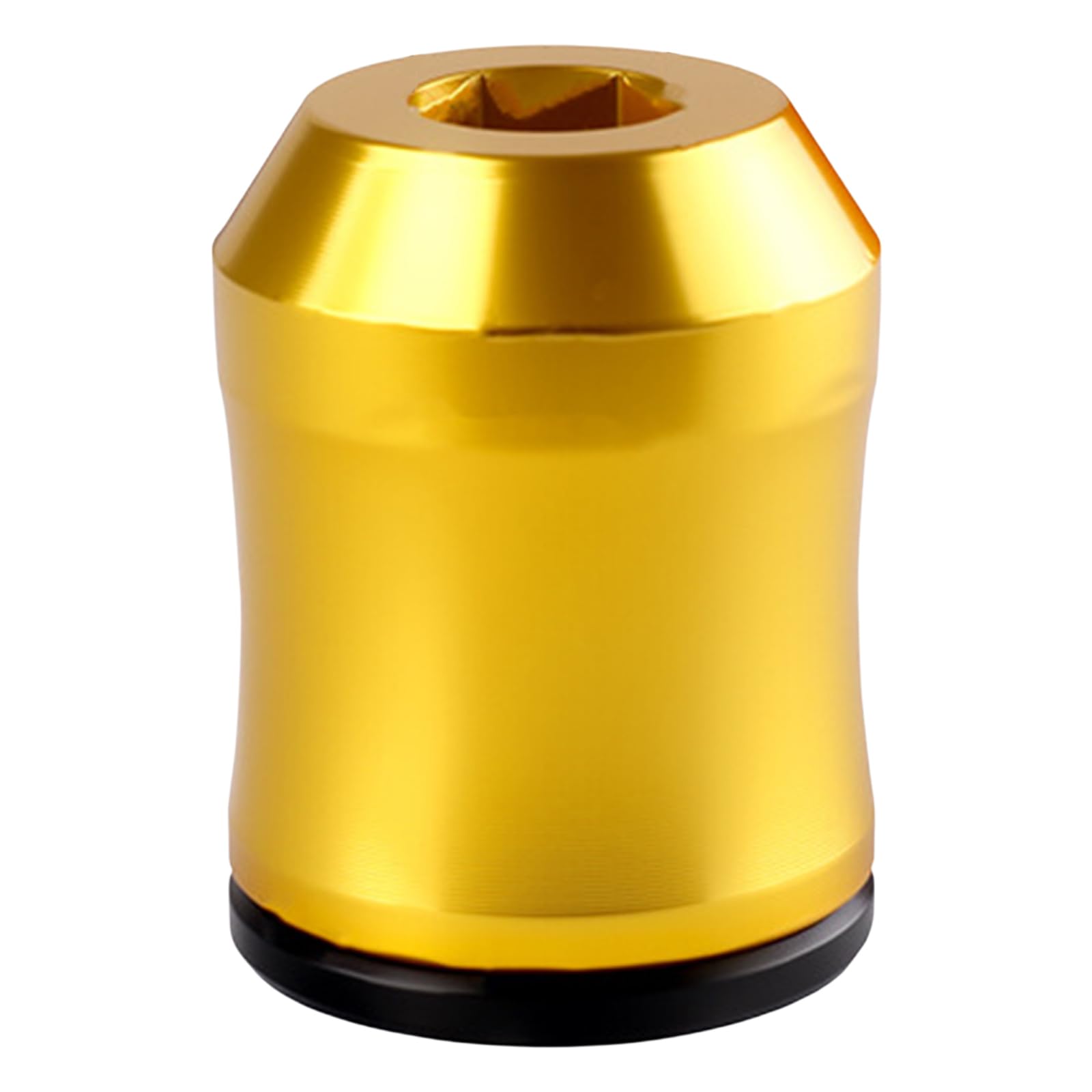 Generic Strong Magnetic Screw Ring 1/4 in(6.35mm) Universal Screwdriver Head Magnetic Ring Anti-Slip for Power Tools Mechanics & Carpenters (Yellow)